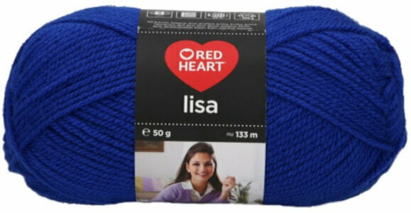 Knitting Yarn Red Heart Lisa 00133 Royal - 1