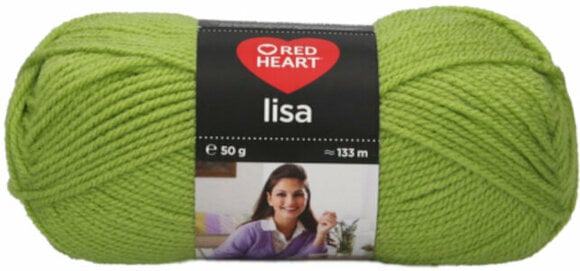 Плетива прежда Red Heart Lisa 08194 Lime - 1