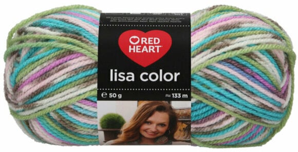 Плетива прежда Red Heart Lisa Color 02083 Mineral Jacquard - 1