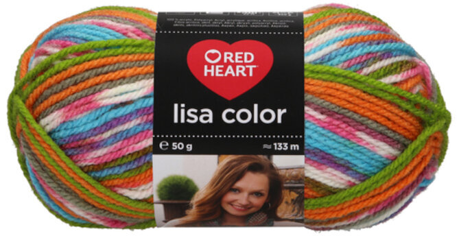 Pletacia priadza Red Heart Lisa Color 02081 Halloween Jacquard