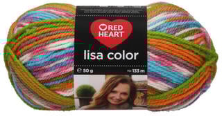 Fil à tricoter Red Heart Lisa Color 02081 Halloween Jacquard Fil à tricoter