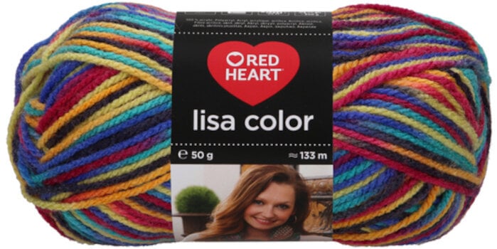 Плетива прежда Red Heart Lisa Color 02131 Africa