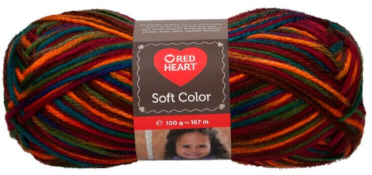Pređa za pletenje Red Heart Soft Color 09939 Jeweltone Pređa za pletenje
