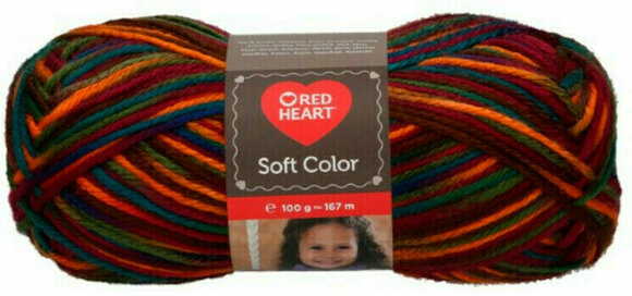 Pređa za pletenje Red Heart Soft Color 09939 Jeweltone Pređa za pletenje - 1