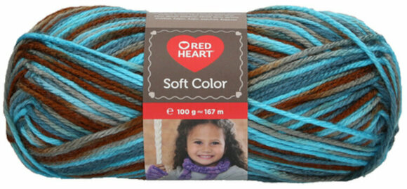 Pređa za pletenje Red Heart Soft Color 09935 Waterscape Pređa za pletenje - 1