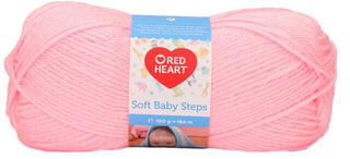 Strickgarn Red Heart Soft Baby Steps 00003 Light Pink Strickgarn