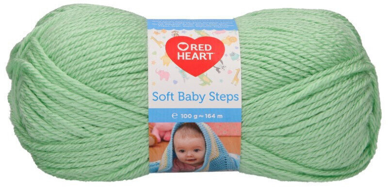 Stickgarn Red Heart Soft Baby Steps 00005 Light Green
