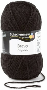Knitting Yarn Schachenmayr Bravo Originals 08226 Black - 1