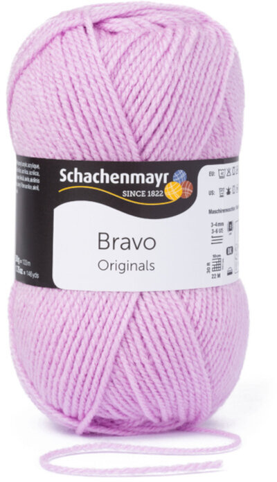 Fios para tricotar Schachenmayr Bravo Originals 08367 Pink Marzipan
