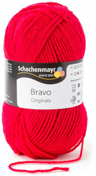 Knitting Yarn Schachenmayr Bravo Originals 08309 Cherry - 1