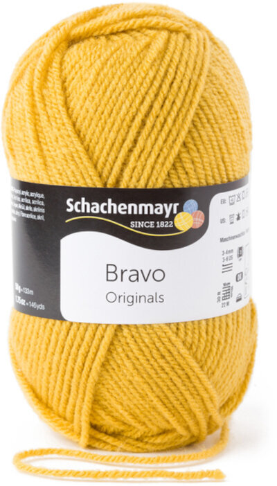 Knitting Yarn Schachenmayr Bravo Originals 08337 Gold