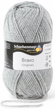 Knitting Yarn Schachenmayr Bravo Originals 08295 Light Gray Mottled - 1