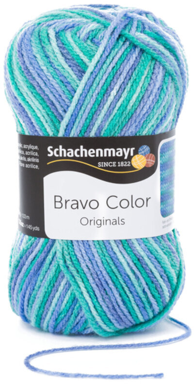 Knitting Yarn Schachenmayr Bravo Color 02134 Lagoon Knitting Yarn