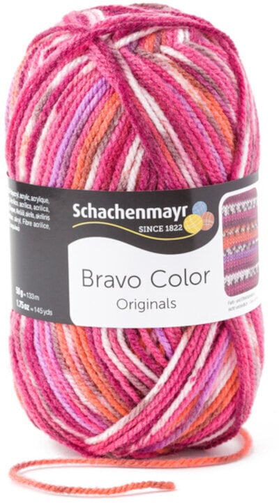 Fil à tricoter Schachenmayr Bravo Color 02082 Esprit Jacquard