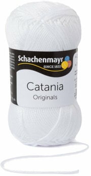 Fil à tricoter Schachenmayr Catania 00106  White - 1