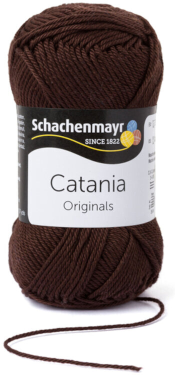 Fios para tricotar Schachenmayr Catania Fios para tricotar 00162 Coffee