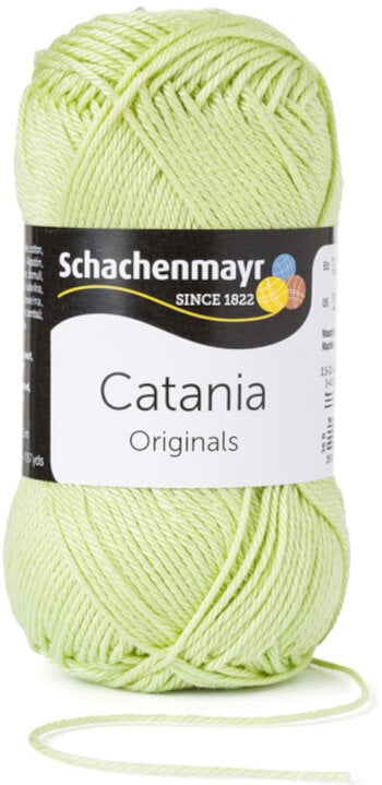 Knitting Yarn Schachenmayr Catania 00392 Yellow-Green Knitting Yarn