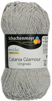 Fil à tricoter Schachenmayr Catania Glamour 00190 Silver Fil à tricoter - 1