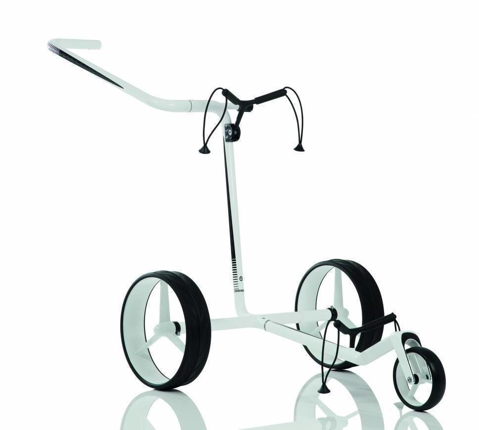 Jucad Carbon 3-Wheel White/Black Cărucior de golf manual