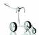 Handmatige golftrolley Jucad Carbon 3-Wheel White/Black Handmatige golftrolley