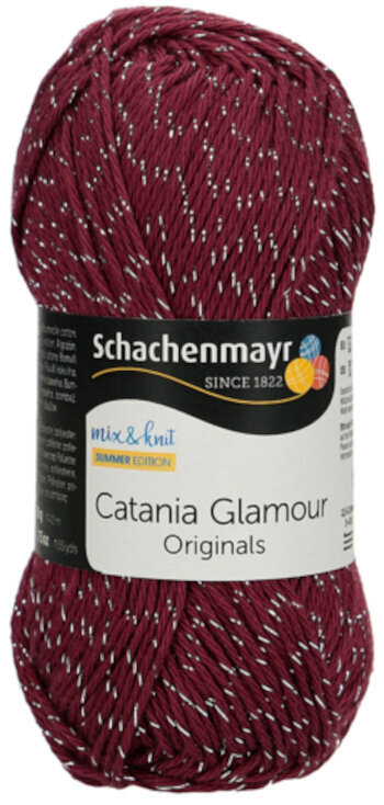 Kötőfonal Schachenmayr Catania Glamour 00143 Berry Kötőfonal