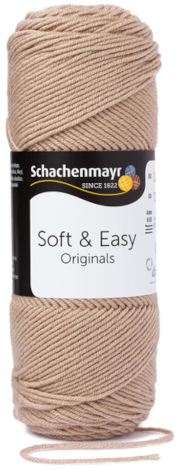 Kötőfonal Schachenmayr Soft & Easy 00005 Linen
