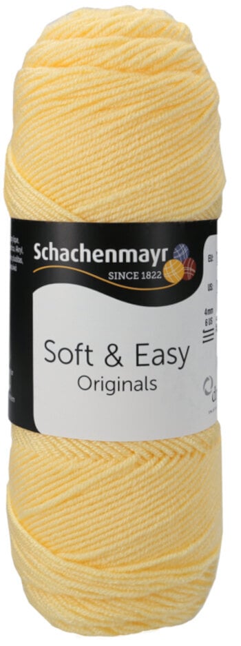 Knitting Yarn Schachenmayr Soft & Easy 00021 Vanilla Knitting Yarn
