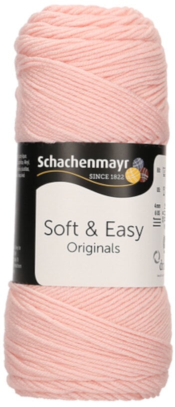 Fil à tricoter Schachenmayr Soft & Easy 00034 Rose Fil à tricoter