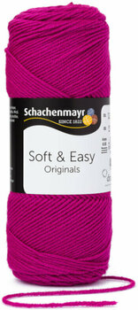 Fios para tricotar Schachenmayr Soft & Easy 00031 Fuchsia - 1