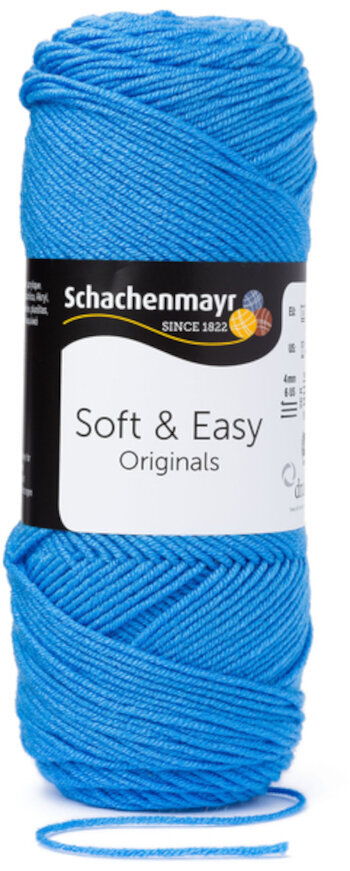Fios para tricotar Schachenmayr Soft & Easy Fios para tricotar 00054 Capri