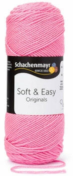 Fios para tricotar Schachenmayr Soft & Easy 00035 Pink - 1