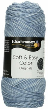 Fil à tricoter Schachenmayr Soft & Easy Color 00080 Denim Fil à tricoter - 1