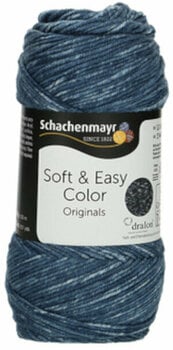 Strickgarn Schachenmayr Soft & Easy Color 00081 Indigo Strickgarn - 1
