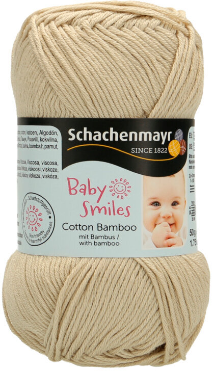 Fil à tricoter Schachenmayr Baby Smiles Cotton Bamboo 01003 Sand