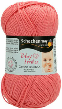 Knitting Yarn Schachenmayr Baby Smiles Cotton Bamboo 01037 Coral - 1