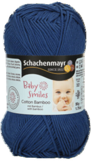 Fios para tricotar Schachenmayr Baby Smiles Cotton Bamboo 01052 Jeans