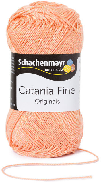 Fil à tricoter Schachenmayr Catania Fine 00369 Apricot Fil à tricoter