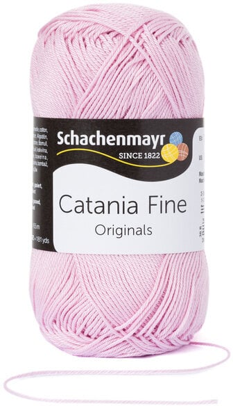 Knitting Yarn Schachenmayr Catania Fine 01010 Rosé