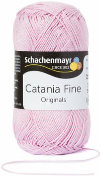 Knitting Yarn Schachenmayr Catania Fine 01010 Rosé Knitting Yarn - 1