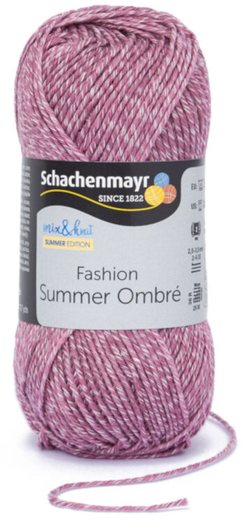Fil à tricoter Schachenmayr Summer Ombré 00081 Plum Dégradé Fil à tricoter