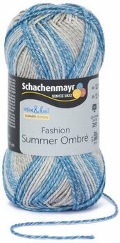 Knitting Yarn Schachenmayr Summer Ombré 00084 Ocean Dégradé Knitting Yarn - 1