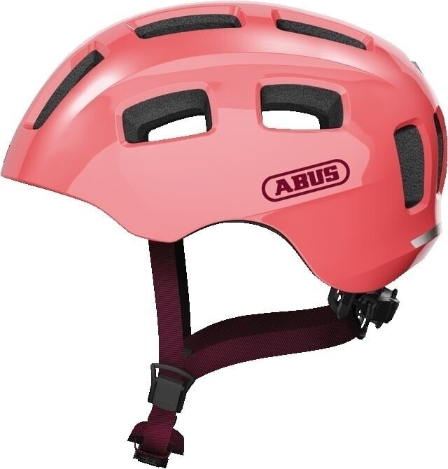 Dětská cyklistická helma Abus Youn-I 2.0 Living Coral M Dětská cyklistická helma