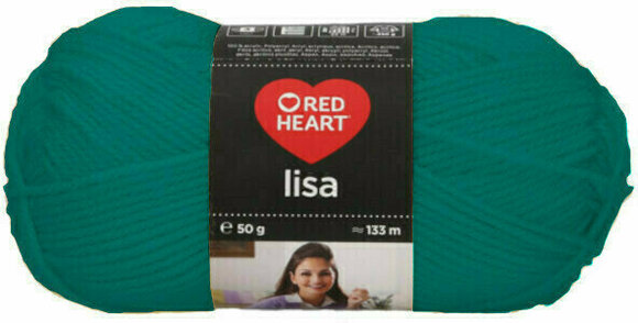 Fil à tricoter Red Heart Lisa 06966 Petrol Green Fil à tricoter - 1