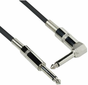 Cablu instrumente Bespeco BS300P Negru 3 m Drept - Oblic - 1
