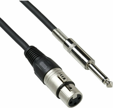 Microphone Cable Bespeco BSMA100 Black 1 m - 1