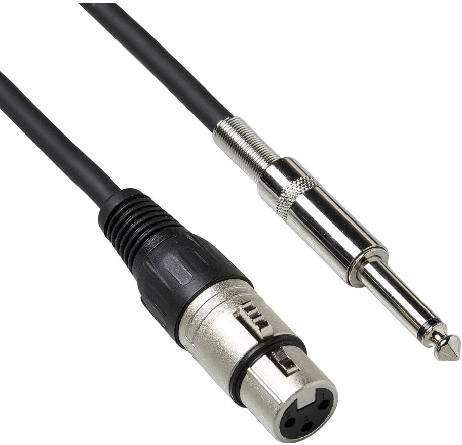 Cablu complet pentru microfoane Bespeco BSMA300 Negru 3 m