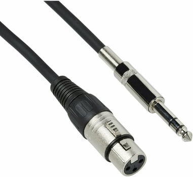 Mikrofonski kabel Bespeco BSMC300 Crna 3 m - 1