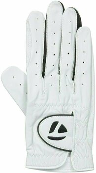 Gloves TaylorMade Targa Mens Golf Glove Black/White Left Hand for Right Handed Golfers S - 1