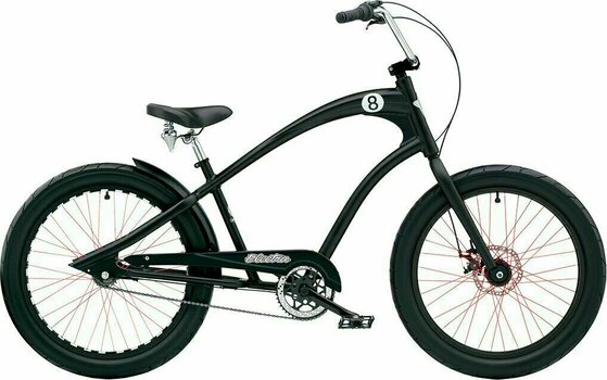 Bicicleta de ciudad Electra Straight 8 8I Satin Black Bicicleta de ciudad - 1