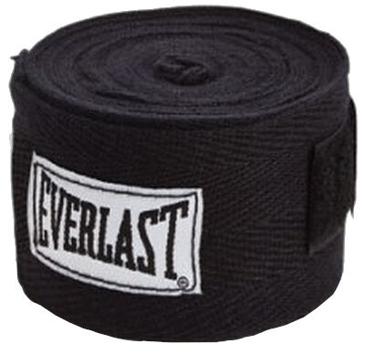 Bande à la main de boxe Everlast Bande à la main de boxe Black 3 m